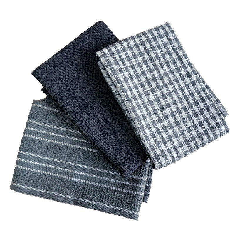 Kitchen Tea Towels 100% Natural Cotton Absorbent Lint-Free