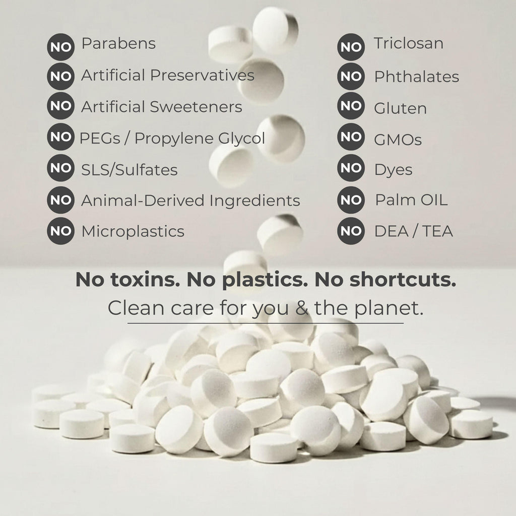 Fluoride-Free Cool Mint Toothpaste Tablets — 4 Months