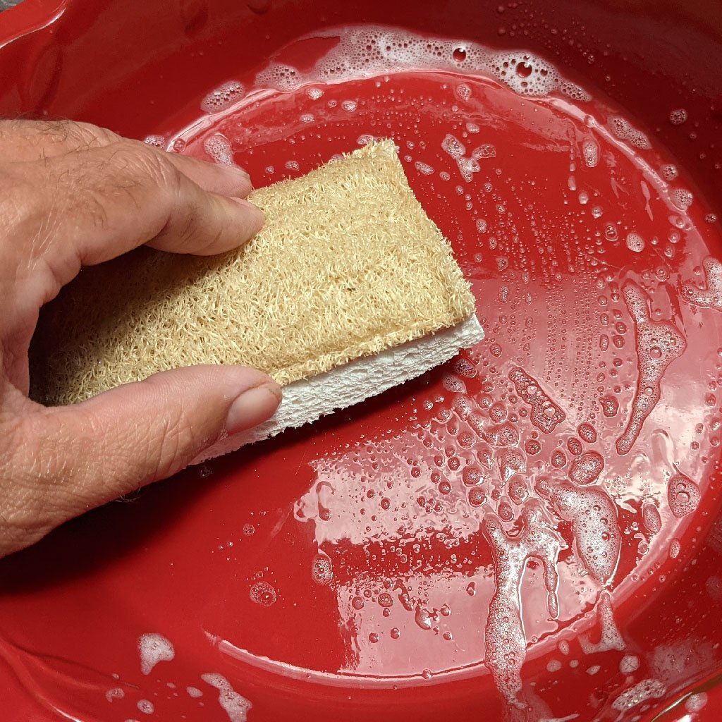 Dual-Sided Eco-Sponge 2Pk